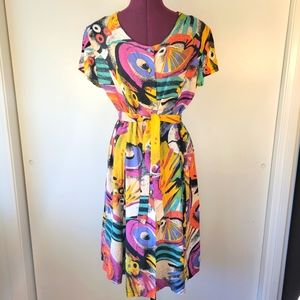 VTG To Landres button up dress